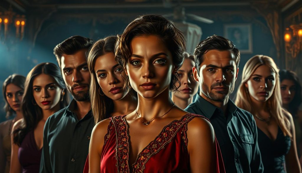 تشكيلة النجوم في العمل الدرامي