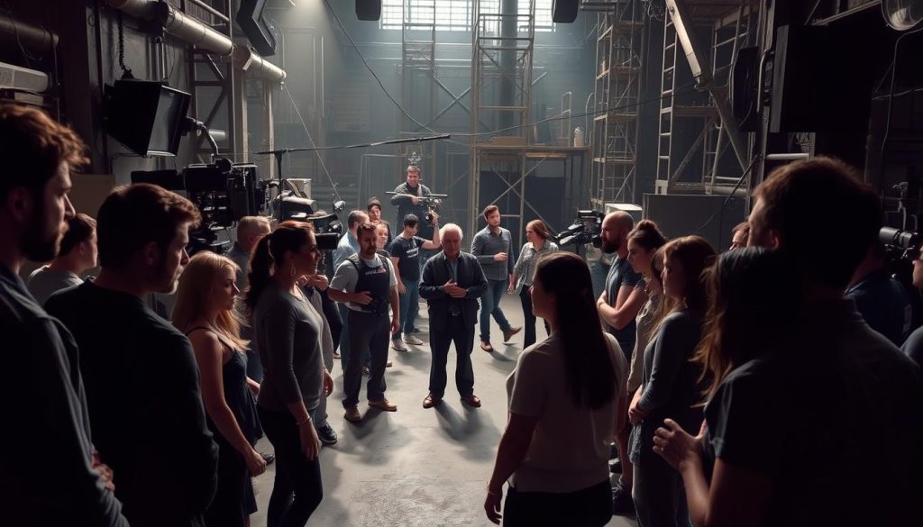 جهود فريق العمل والممثلين