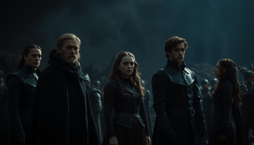 مصائر الشخصيات الرئيسية