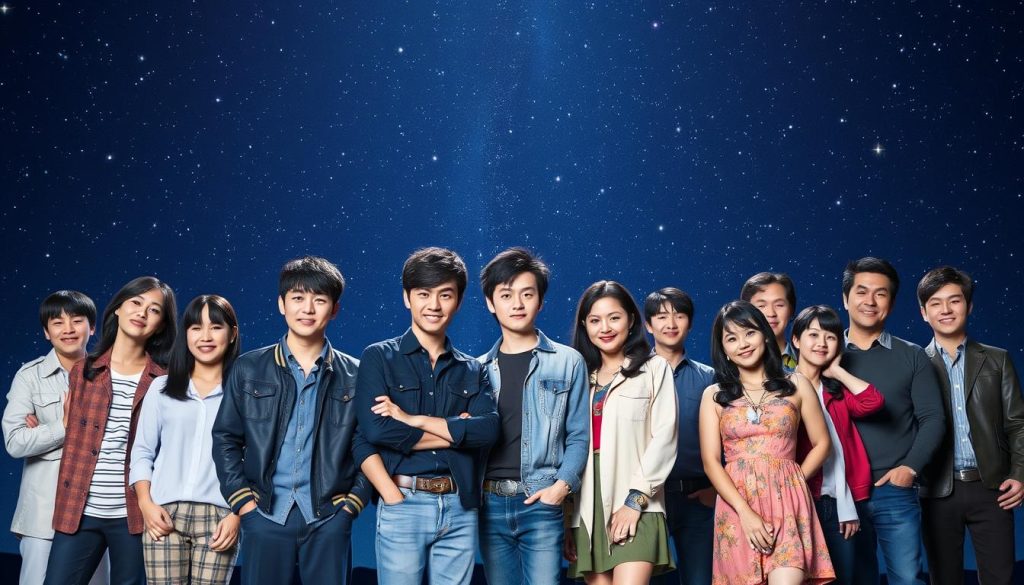 معلومات عن الطاقم والنجوم