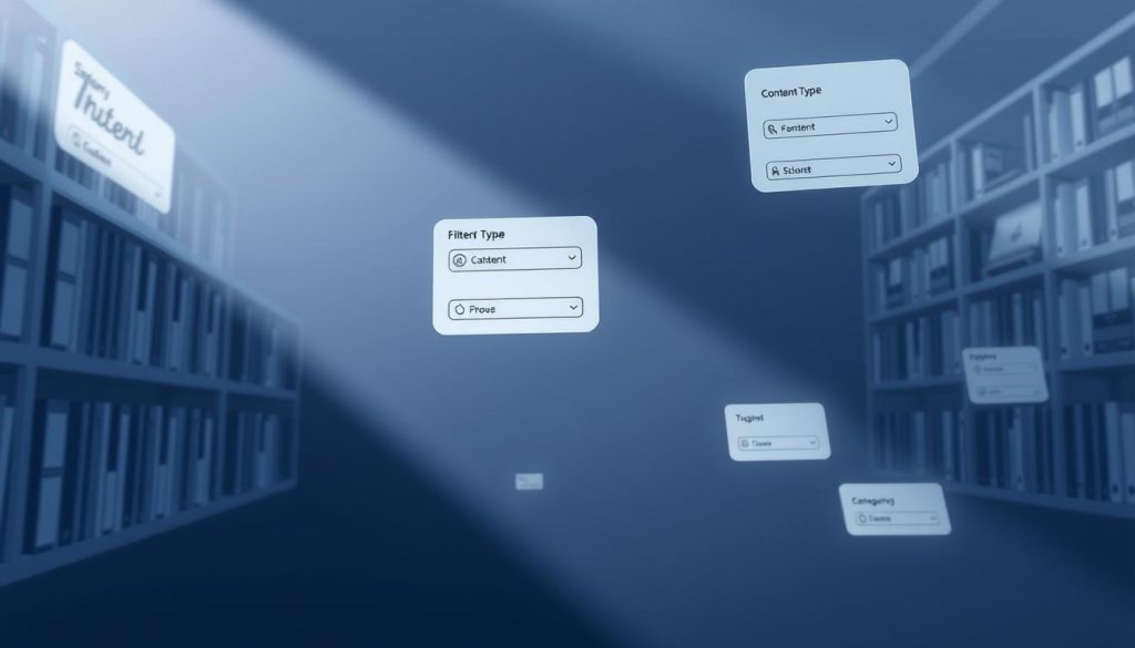 فلاتر التصنيفات والنوع