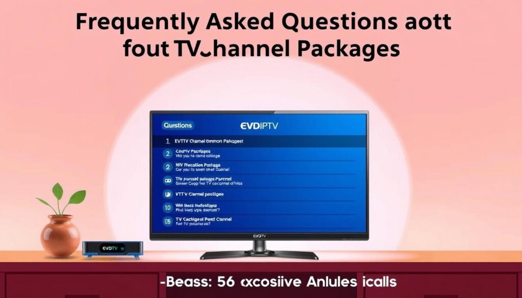 الأسئلة الشائعة حول باقات القنوات