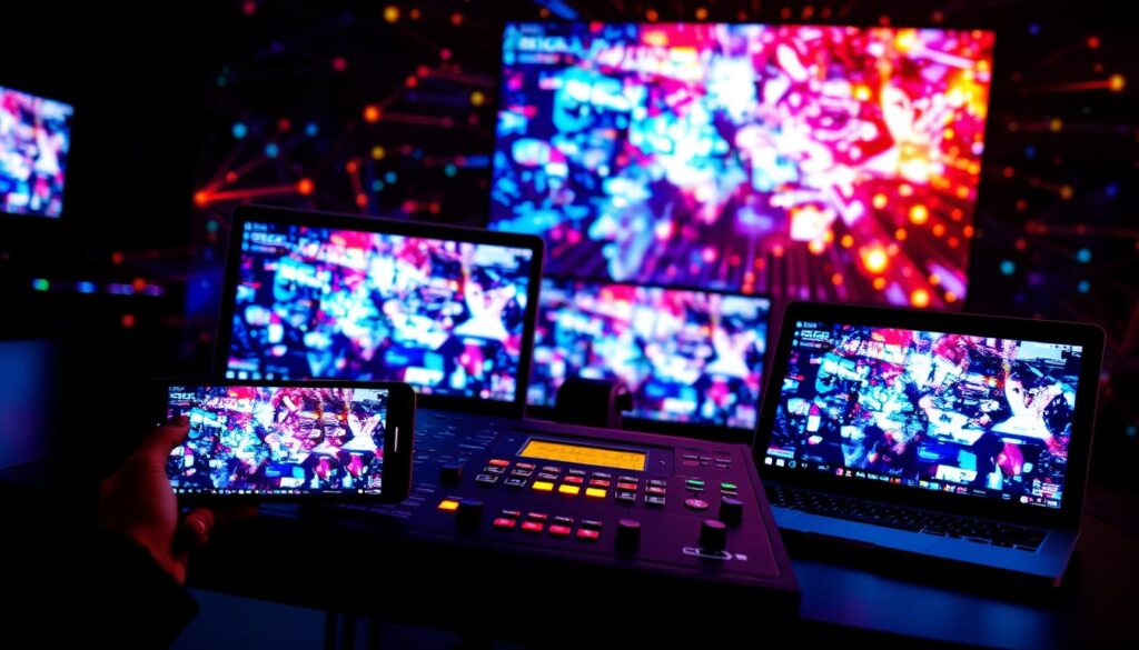 البث المباشر عبر الإنترنت