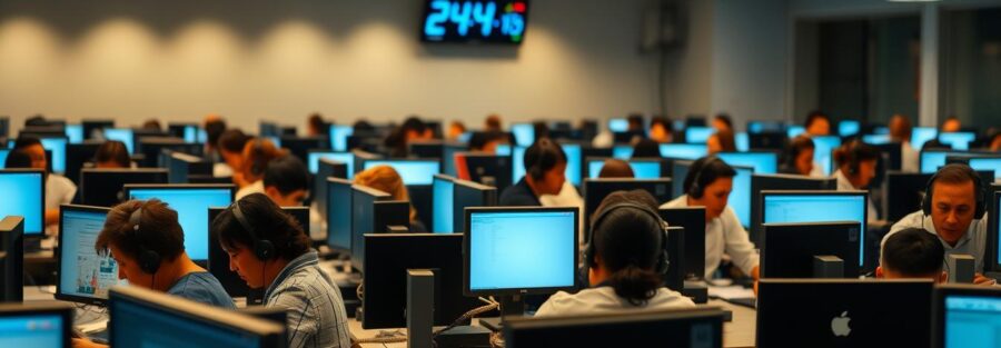 خدمة عملاء على مدار الساعة