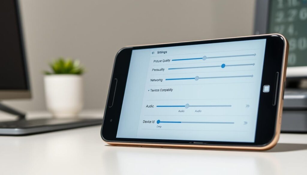ضبط إعدادات التطبيق