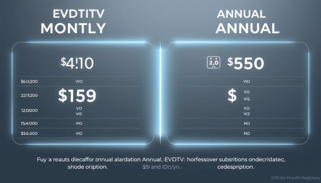 مقارنة الاشتراكات الشهرية والسنوية