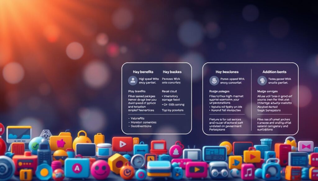 مميزات الباقات والخدمات الإضافية