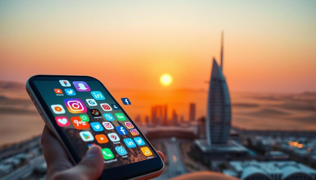 وسائل التواصل الاجتماعي في الإمارات