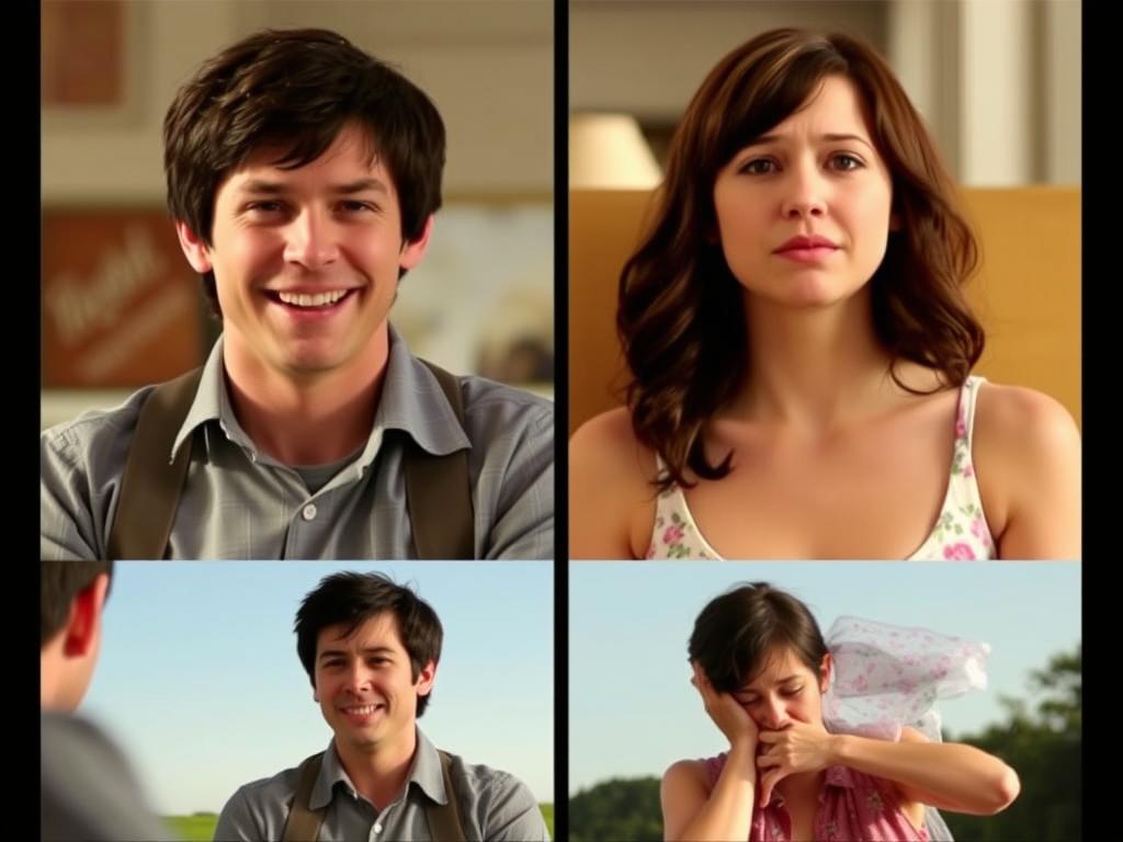 مشهد من فيلم 500 يوم من الصيف (500 Days of Summer) الذي يوصي به أطباء نفسيون