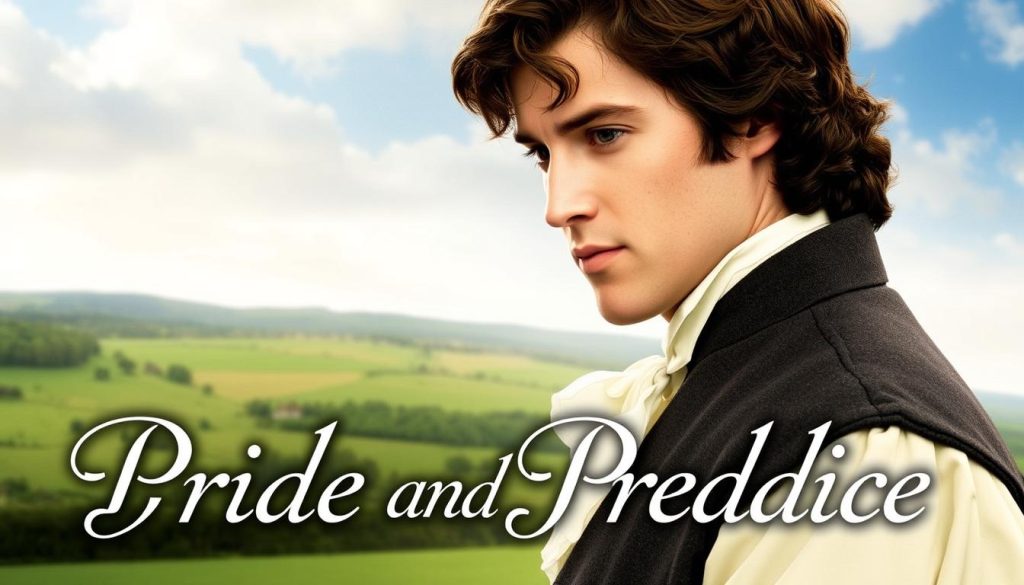 ملصق فيلم Pride and Prejudice يظهر فيه كيرا نايتلي وماثيو ماكفادين