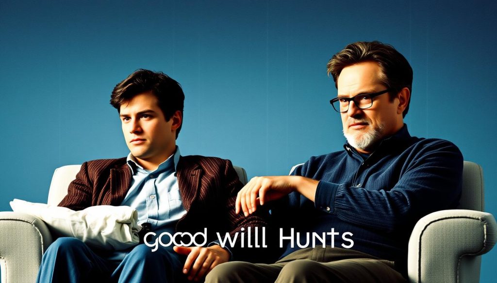 ملصق فيلم ويل هانتينغ الطيب (Good Will Hunting) الذي يوصي به أطباء نفسيون