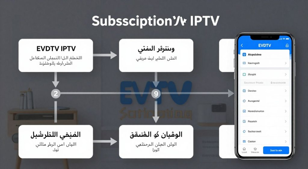 خطوات الاشتراك في EVDTV بالتفصيل